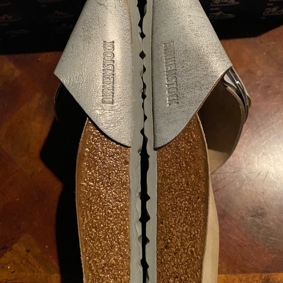 Birkenstock Madrid Big Buckle Graceful Pearl White Sandals Slides Slippers Mule | eBay